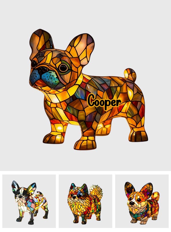 LightPup Home Decor – Personalisiertes LED-Hunde-Licht-Acrylschild
