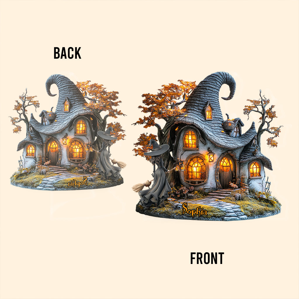 Hatspire Hollow - Personalized Witch Custom Shaped Acrylic Plaque