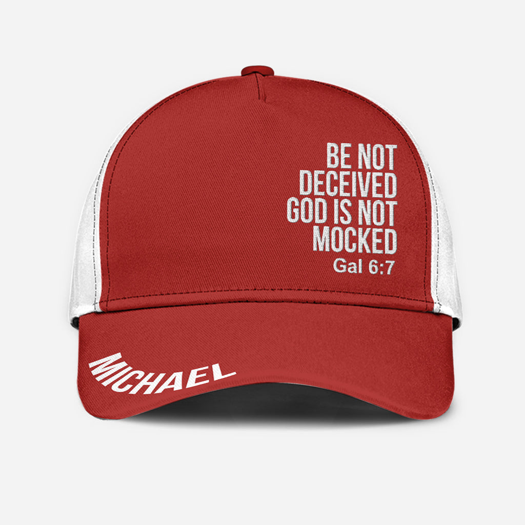 God is Not Mocked - Personalized Christian Classic Cap