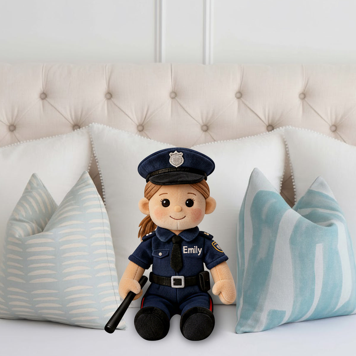 Custom From Any Photo - Personalized Kid Faux Fur Shaped Pillow