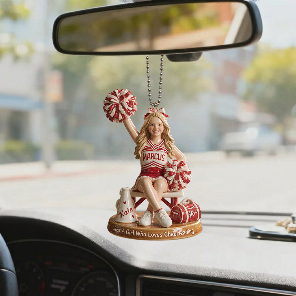 Just A Girl Who Loves Cheerleading - Personalized Cheerleading Premium 3D Ornament