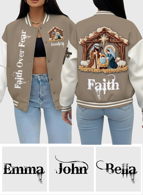 Faith - Personalized Christian Varsity Jacket