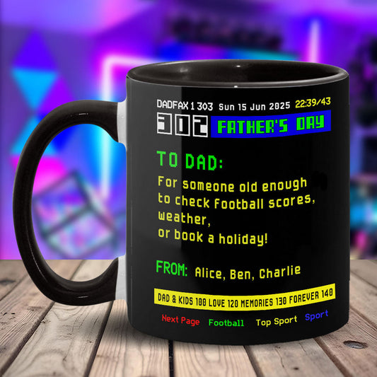 World's Best Dad - Personalized Father Accent Mug