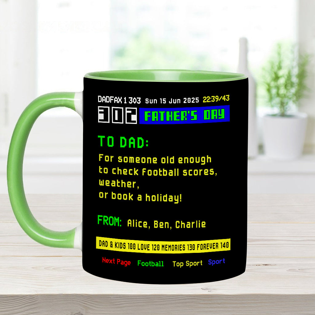 World's Best Dad - Personalized Father Accent Mug