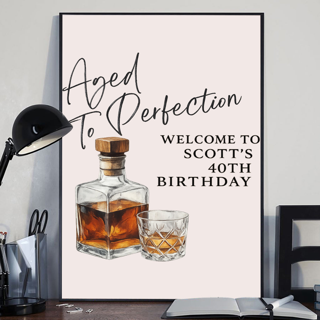 Happy Birthday - Personalized Birthday Canvas And Poster