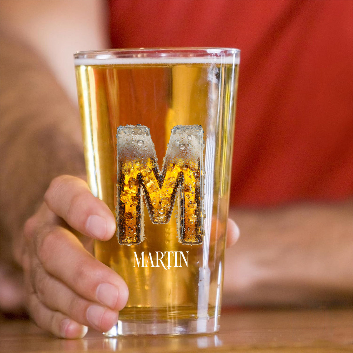 Beer Lover - Personalized Beer Glass