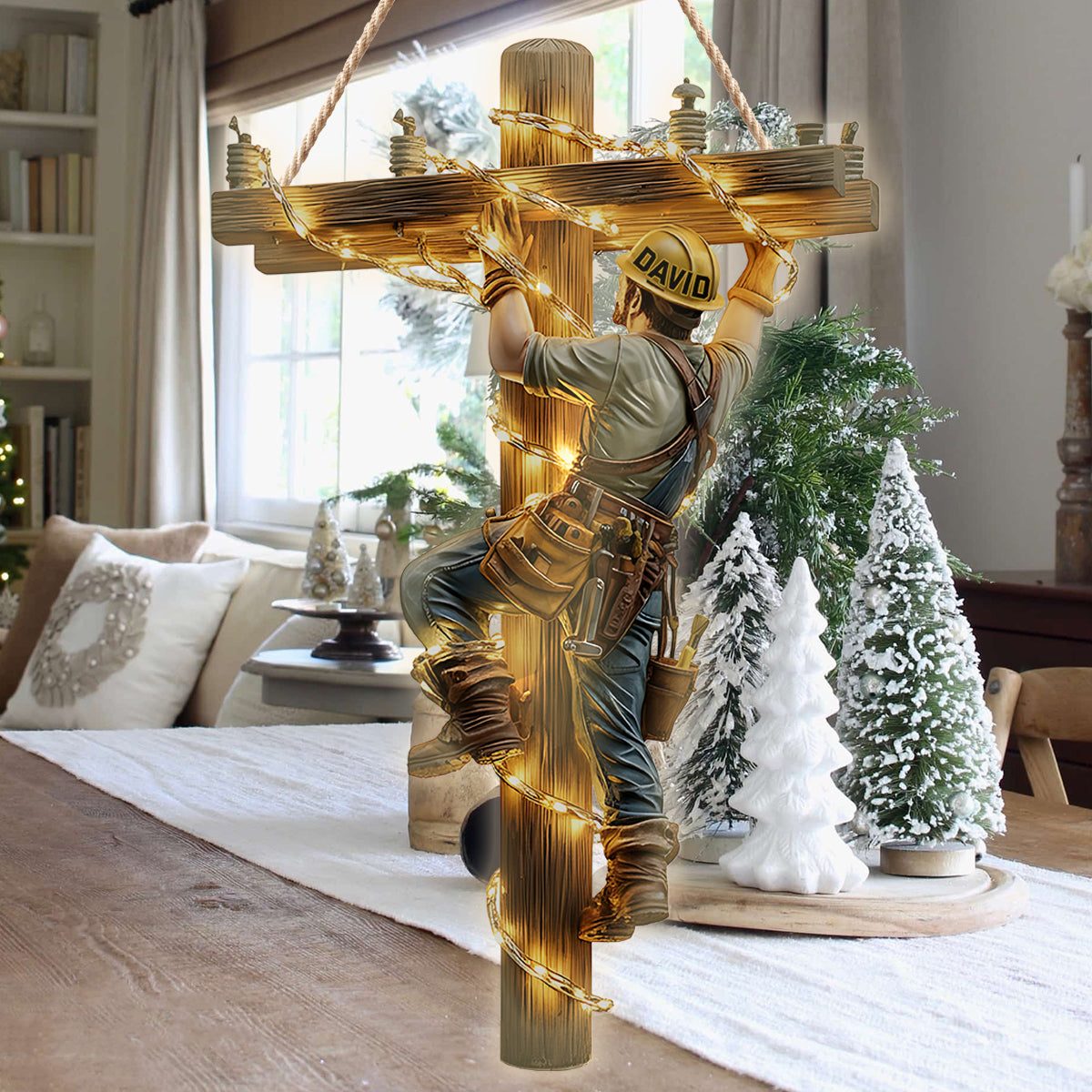 Licht anlassen – Personalisiertes LED-Lichtschild für Elektriker aus Acryl