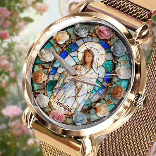Faith Over Fear - Personalized Christian Women Hand Watch