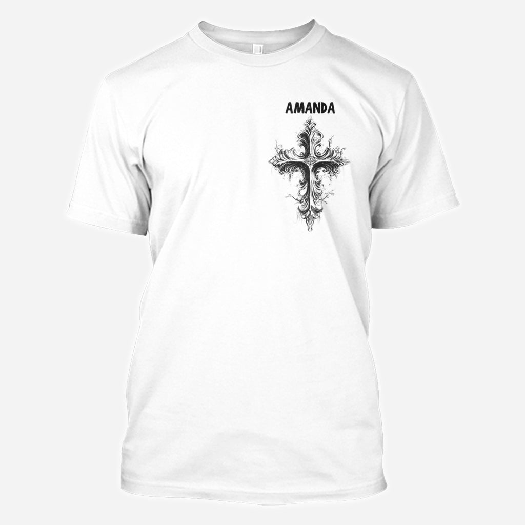 Sag seinen Namen – Personalisiertes christliches Allover-Shirt