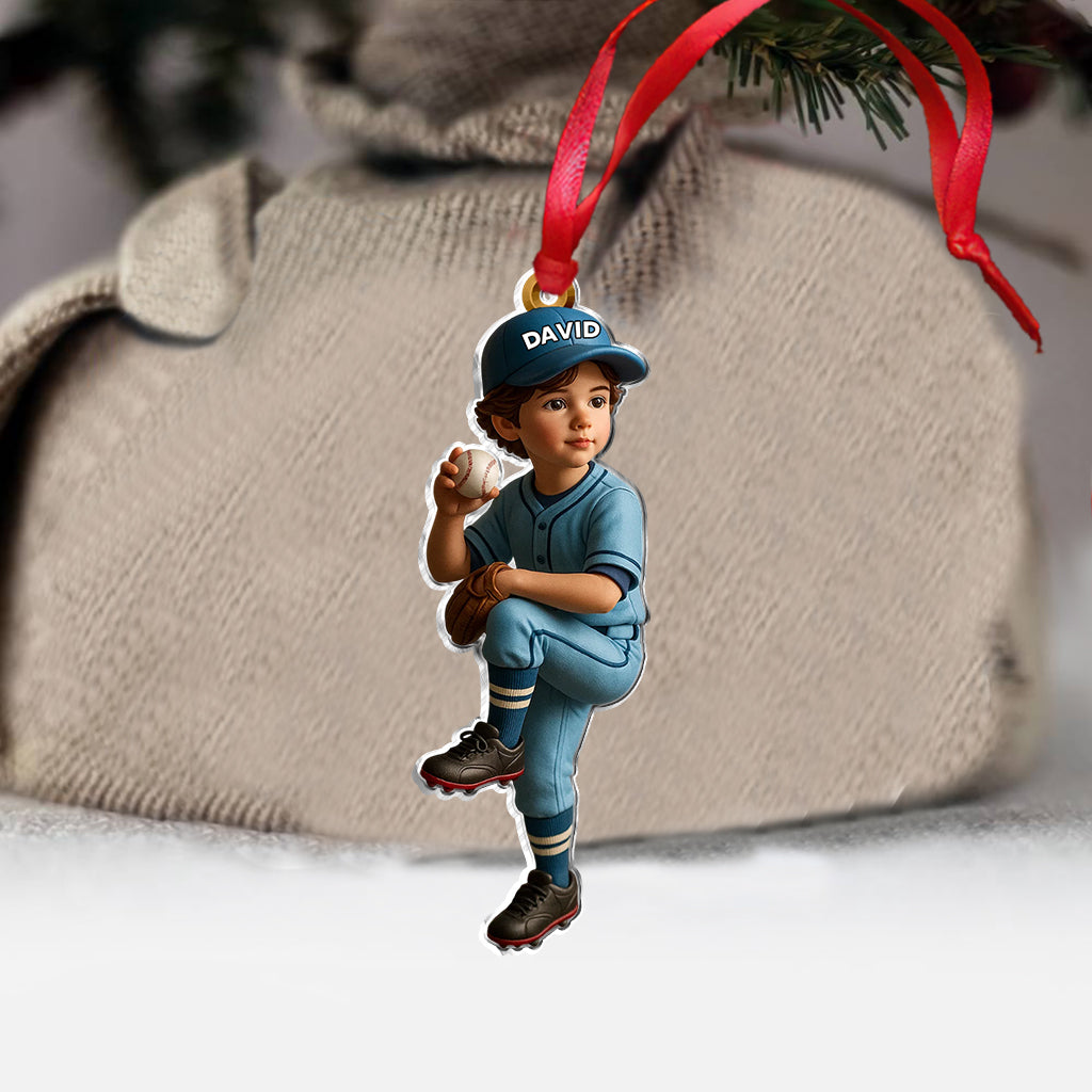 Take Me Out To The Ballgame - Personalized Baseball Ornament