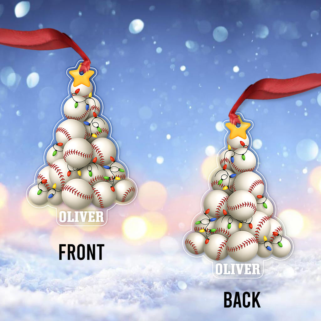 Sport Lovers Balls Christmas Tree - Personalized Football Ornament