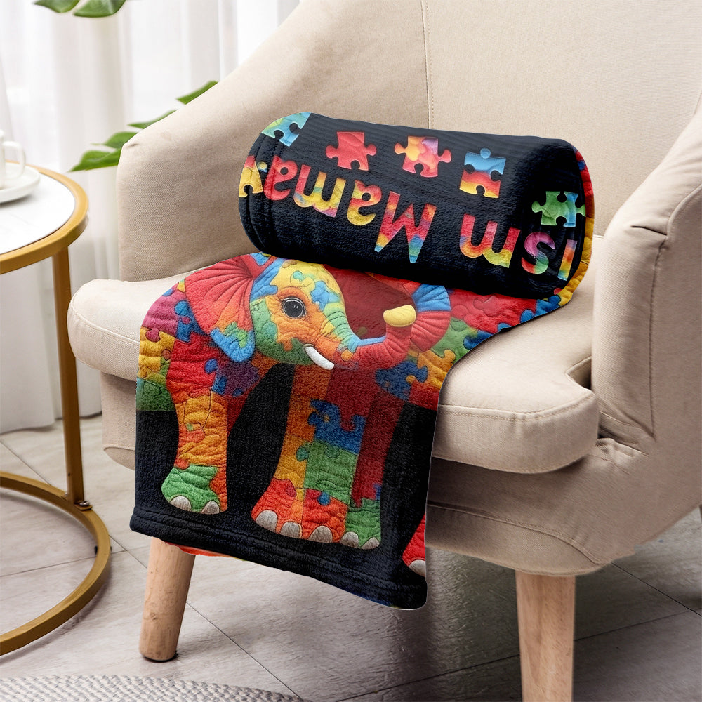 Autism Mama – Personalisierte Decke zur Sensibilisierung für Autismus