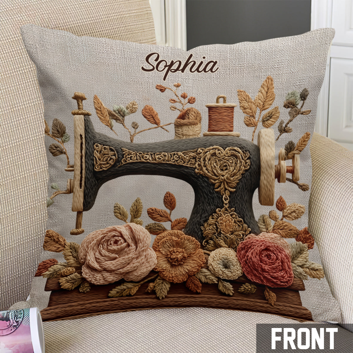 Nähbegeisterung – Personalisiertes Nähkissen