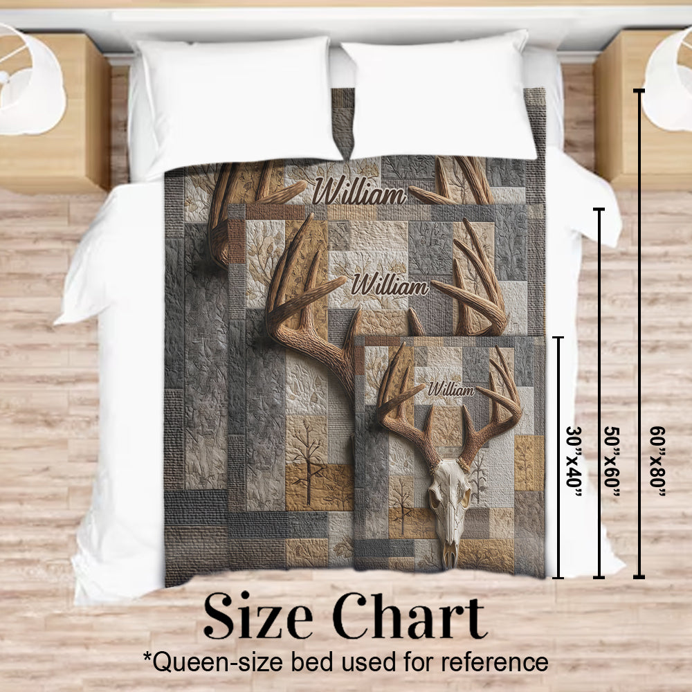 Liebe zur Jagd – Personalisierte Jagddecke