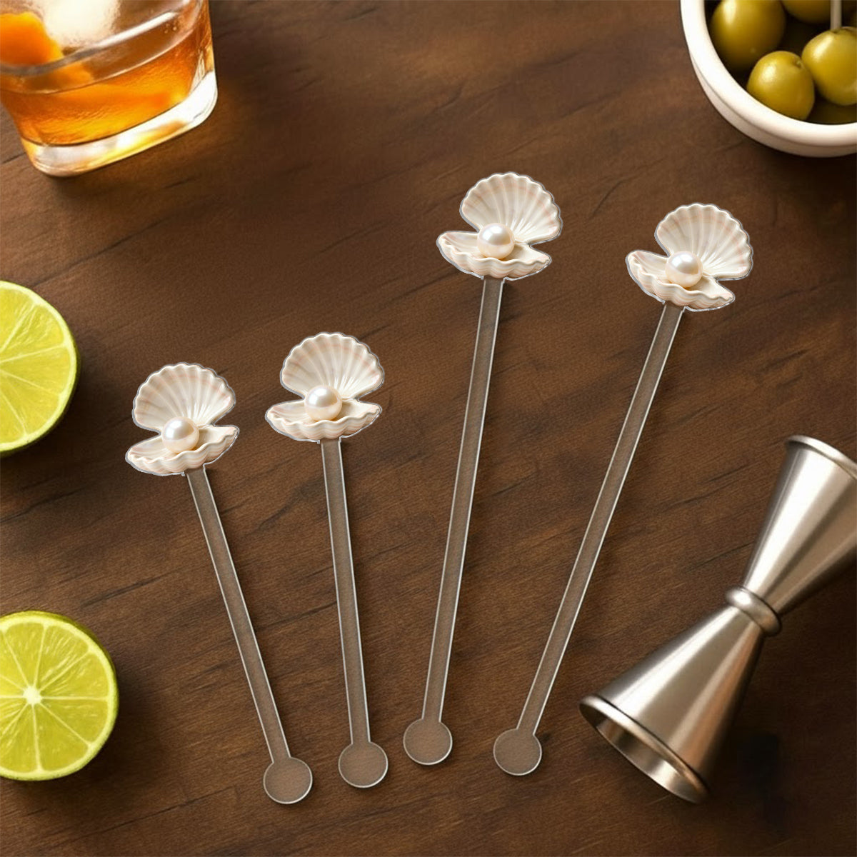 Schildkrötenpaar – Personalisiertes Schildkröten-Set: Akzentbecher mit Acryl-Rührstäbchen