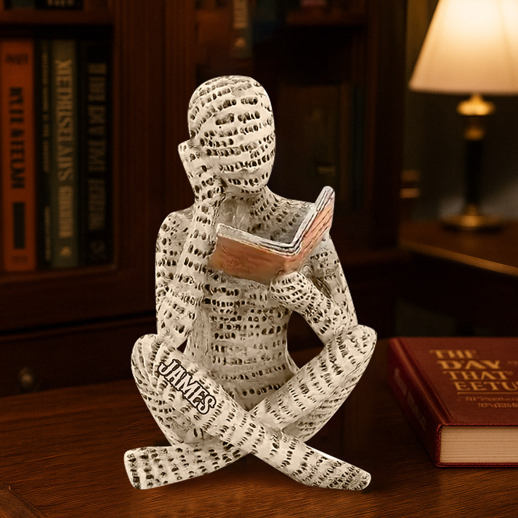 Ich möchte nur - Personalisierte Buch-Holzplakette in individueller Form