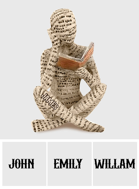 Ich möchte nur - Personalisierte Buch-Holzplakette in individueller Form