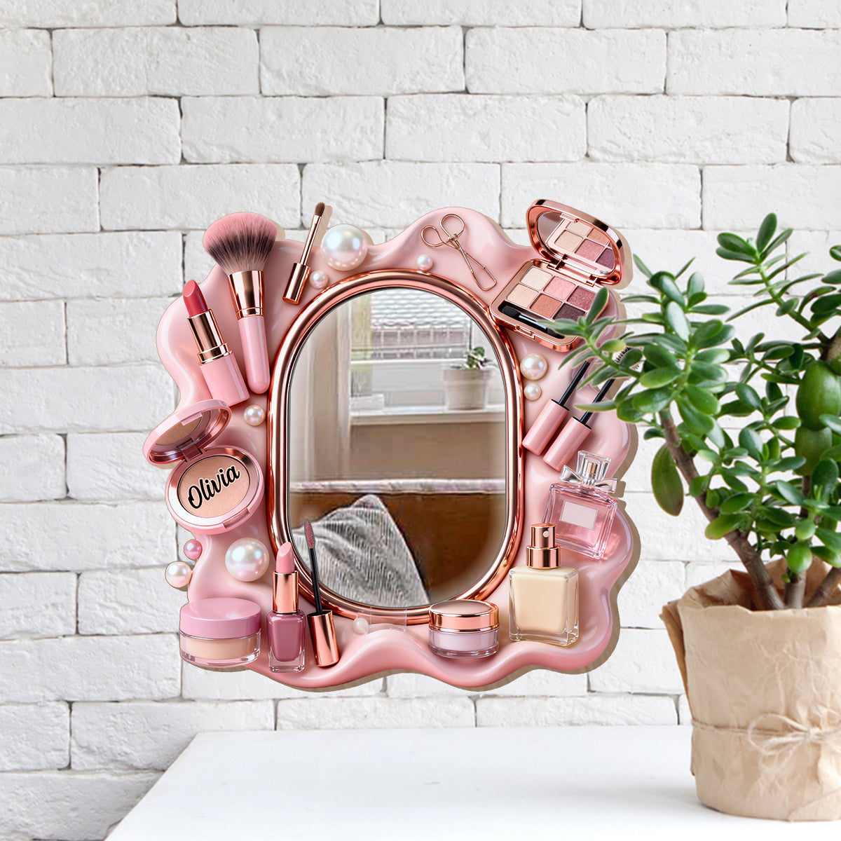 Makeup Artist - Personalized Makeup Wall Mirror With LED Light