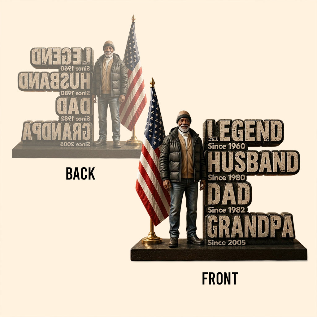 Legendärer Ehemann, Papa, Opa - Personalisierbares Geschenk zum Vatertag