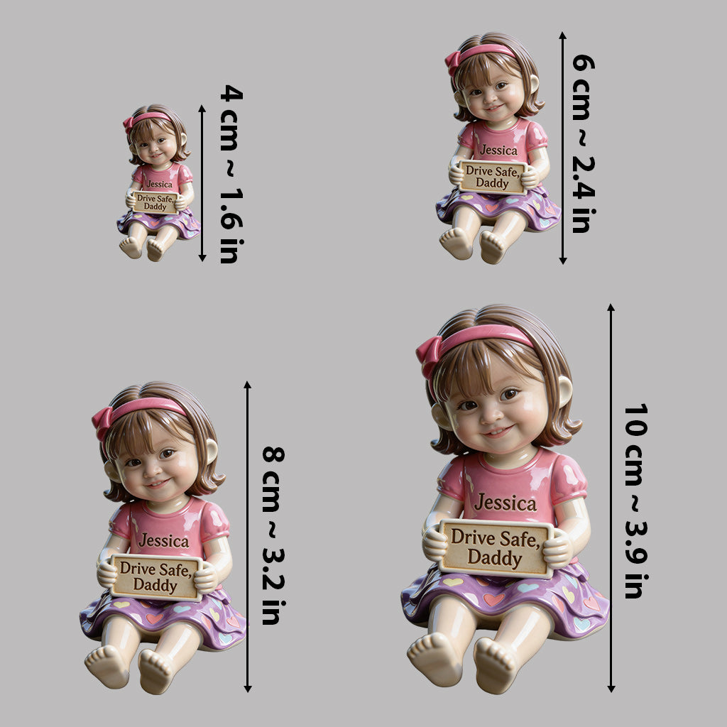 Custom Any Photo - Drive Safe - Personalized Family Premium 3D Figurine