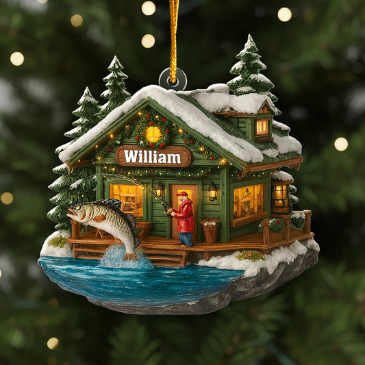 Fröhliche Fischweihnachten – Personalisierter Angelschmuck