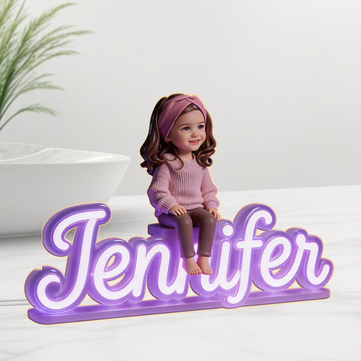 Custom Any Photo - Personalized Kid Acrylic LED Night Light