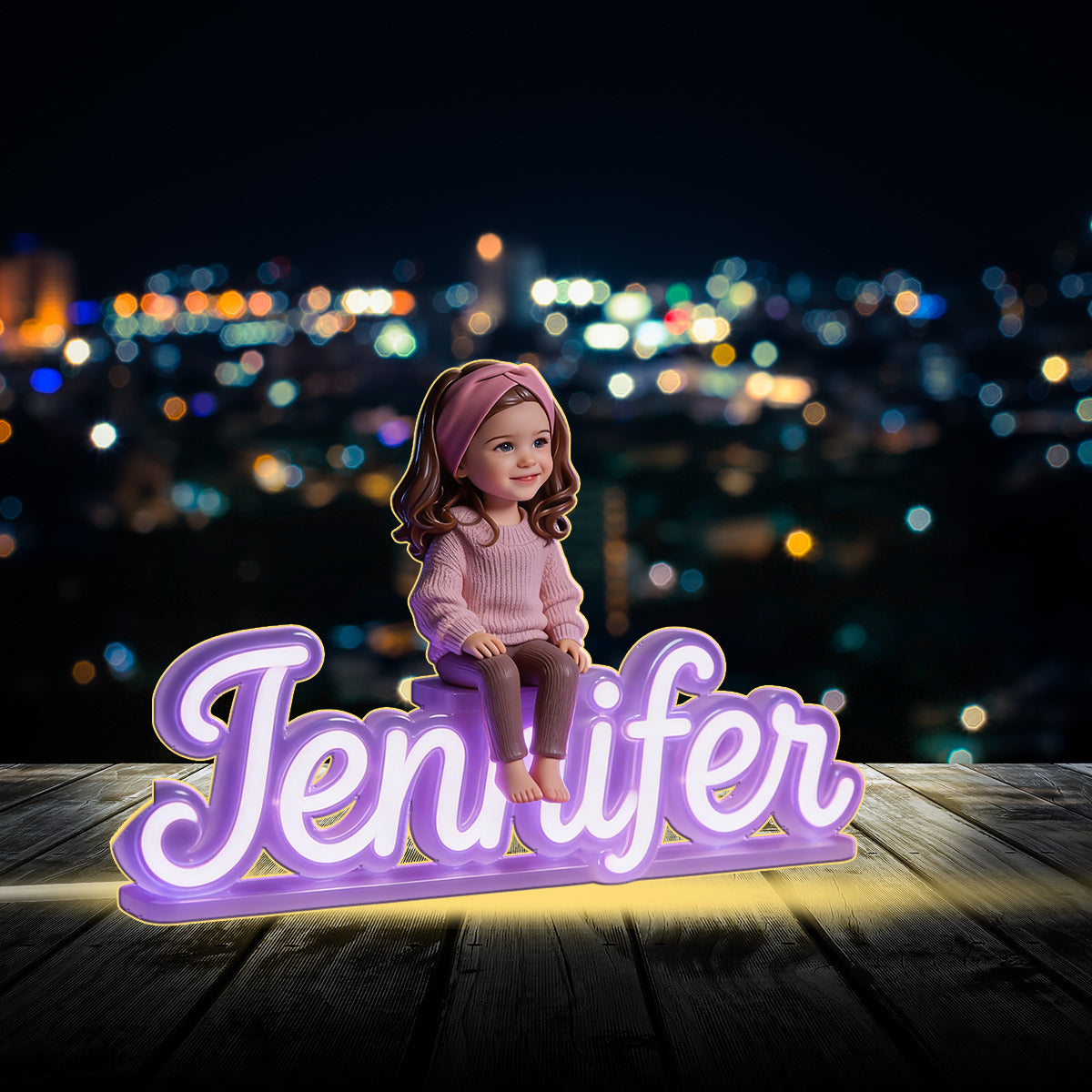 Custom Any Photo - Personalized Kid Acrylic LED Night Light