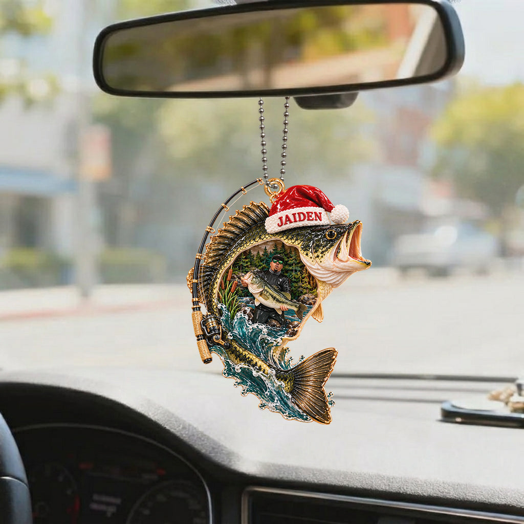 Love Fishing - Personalized Fishing Premium 3D Ornament