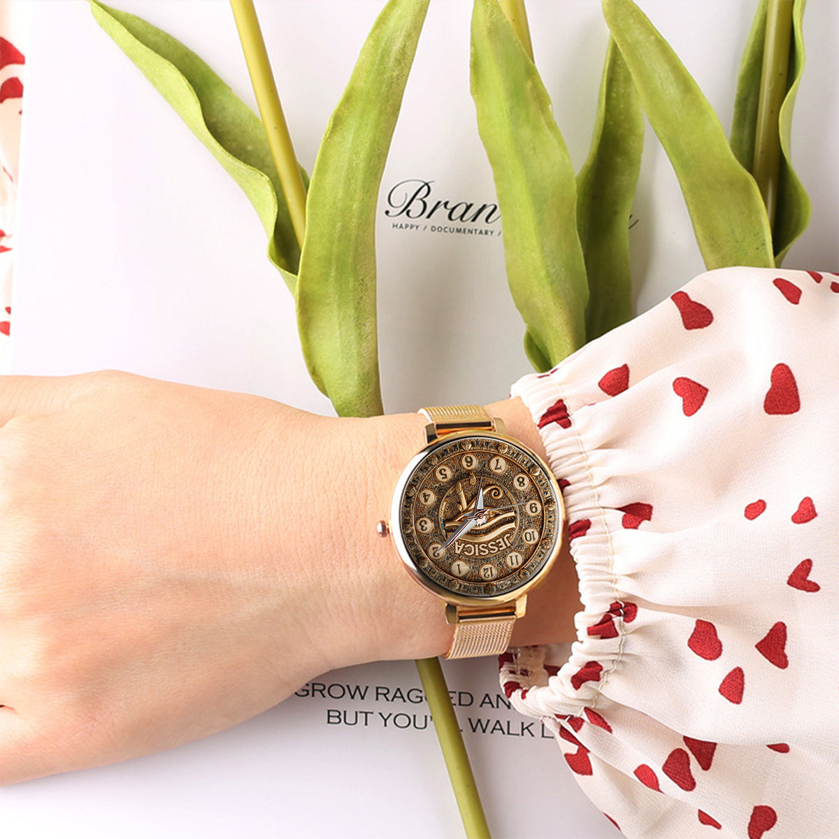 Ancient Egypt - Personalized Ancient Egypt Women Hand Watch