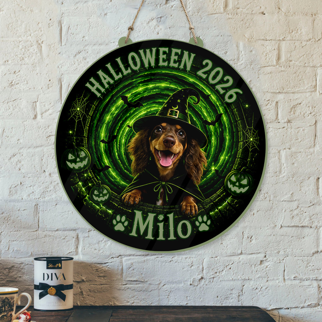 Funny Halloween pet - Personalized Dog Luminous Acrylic Sign