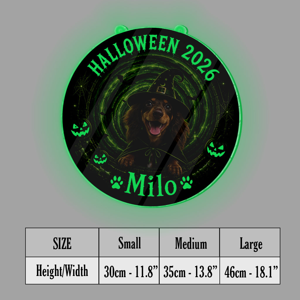 Funny Halloween pet - Personalized Dog Luminous Acrylic Sign