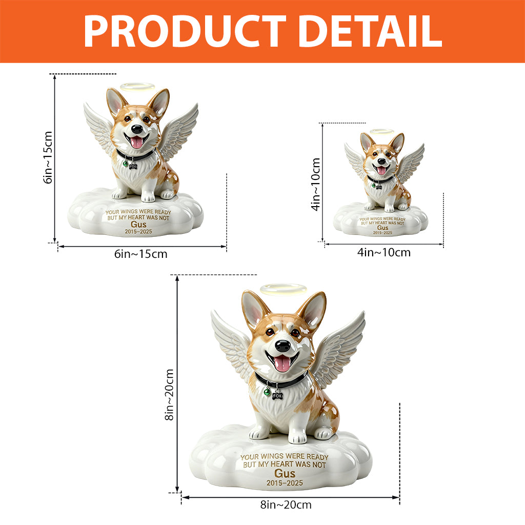 Gedenktafel für einen Engelhund – Personalisierte Acrylplakette in Hundeform