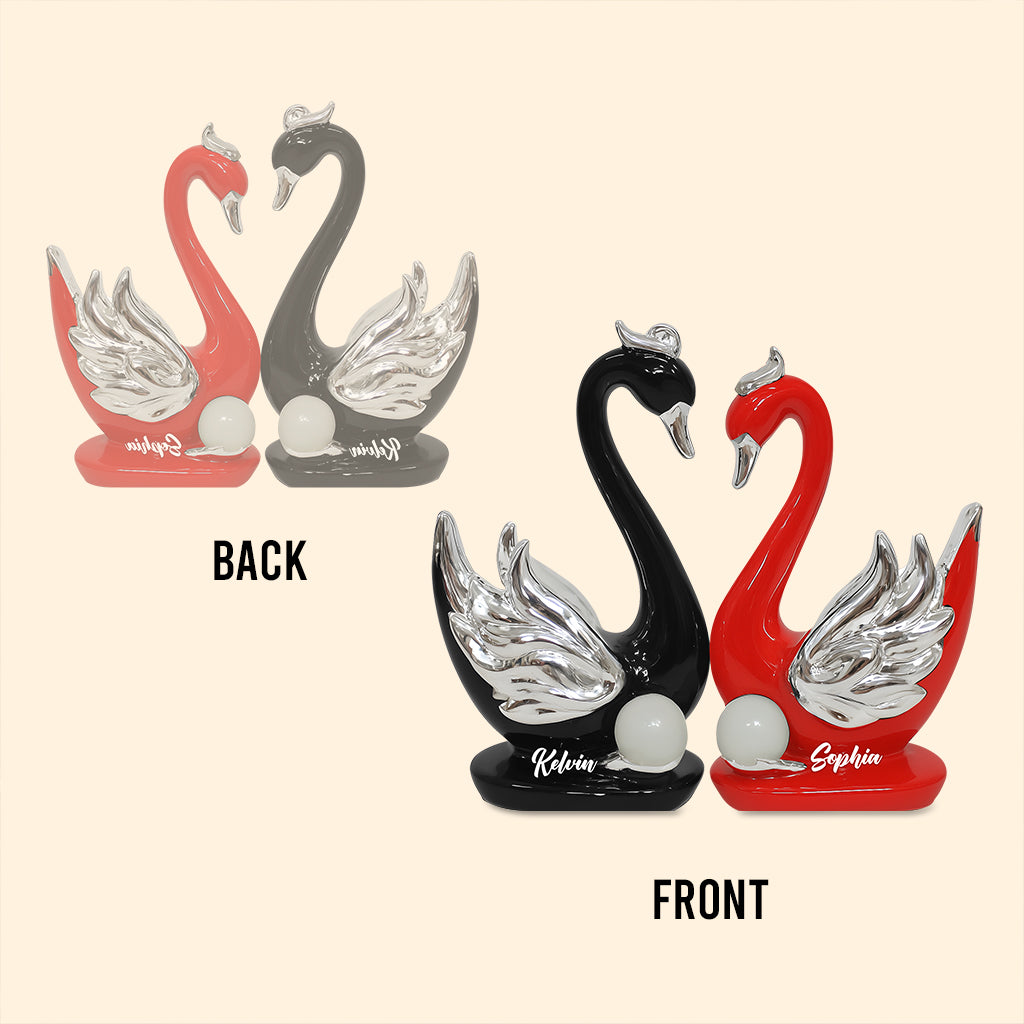 „Du und ich, wir schaffen das“ – personalisierte Acrylplakette in individueller Form für Paare