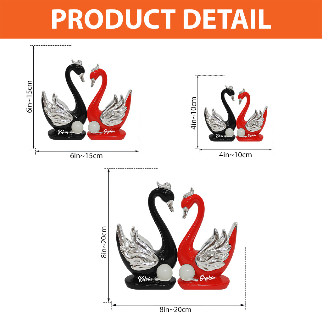 „Du und ich, wir schaffen das“ – personalisierte Acrylplakette in individueller Form für Paare