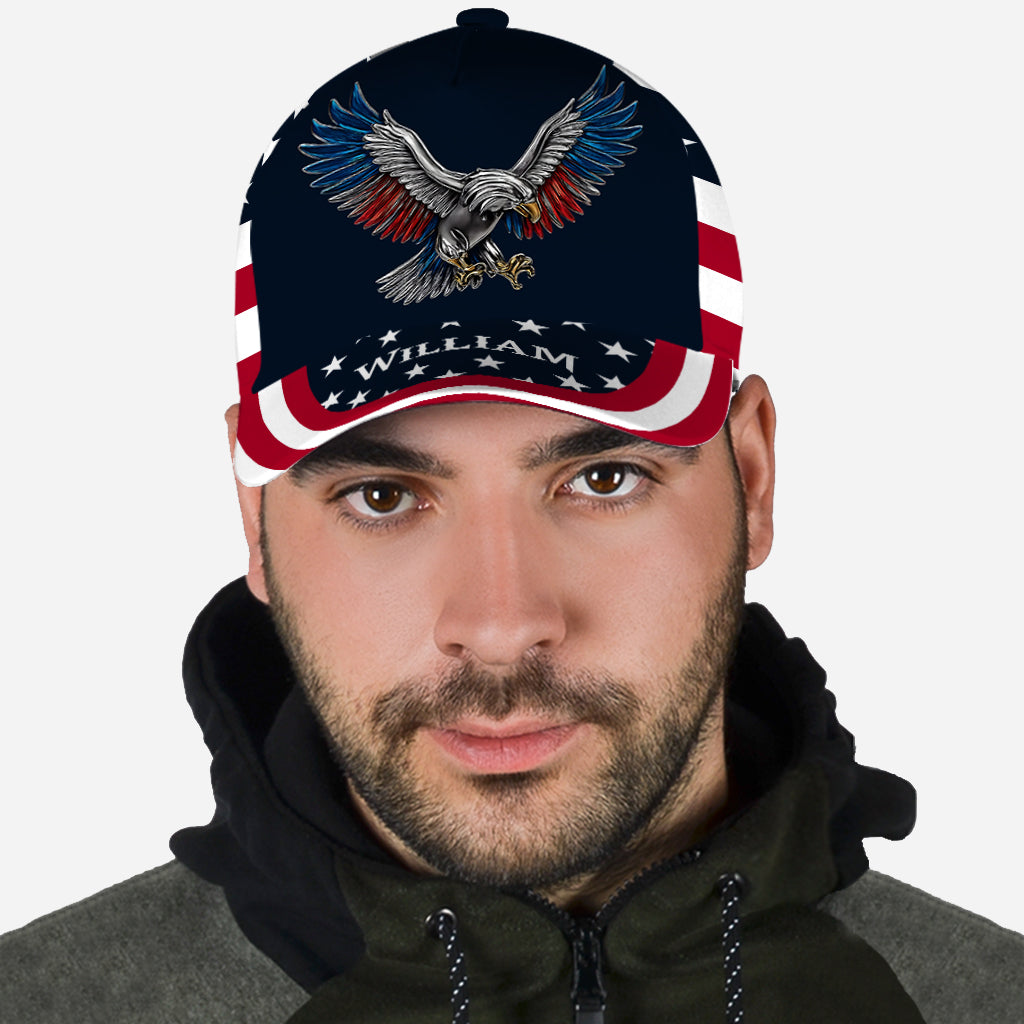 Freedom Strong Eagle – Personalisierte klassische Kappe zum Unabhängigkeitstag/4. Juli