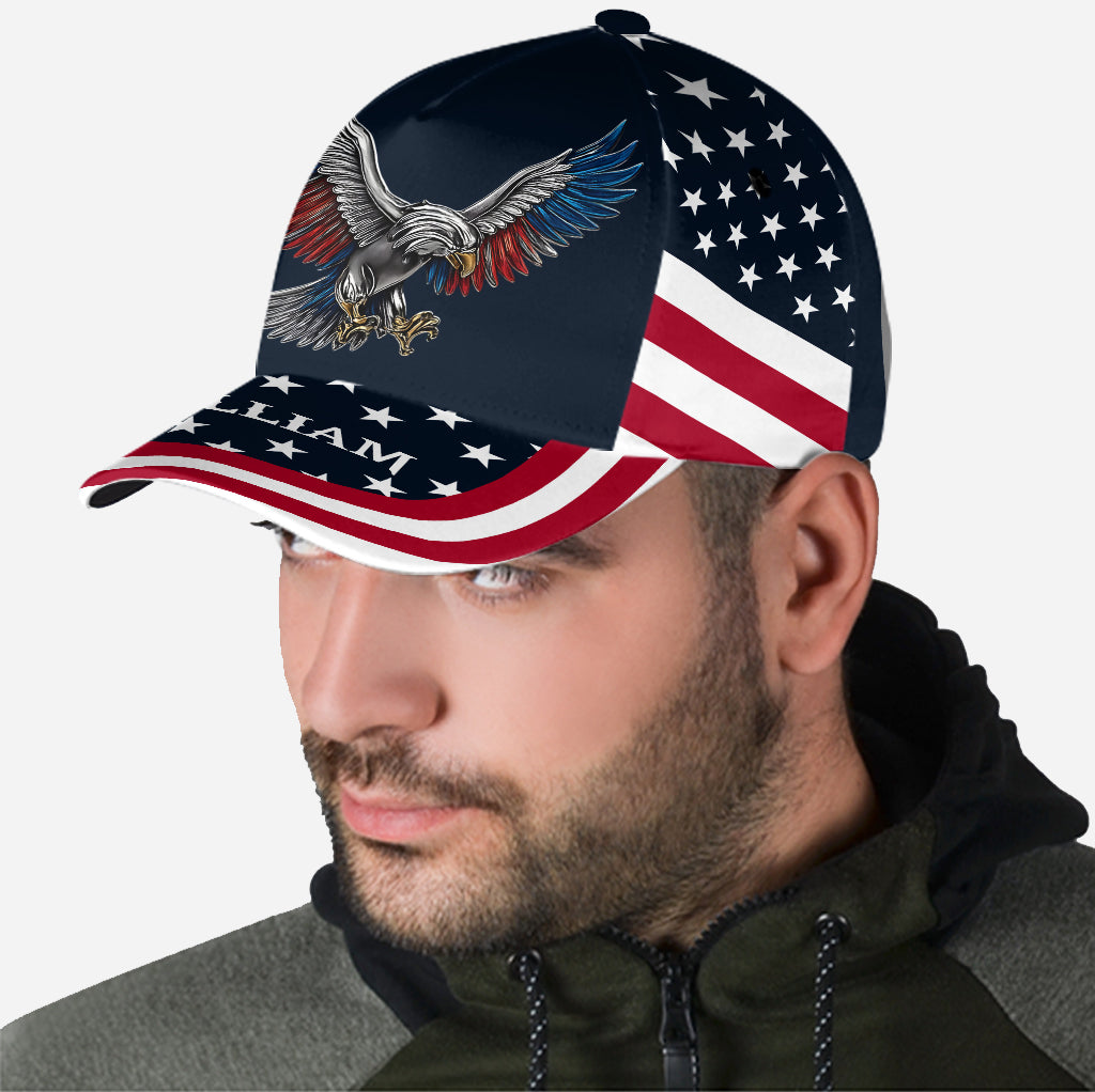 Freedom Strong Eagle – Personalisierte klassische Kappe zum Unabhängigkeitstag/4. Juli