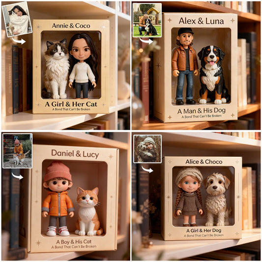 A Bond That Can't Be Broken - Personalized Dog Custom Shaped Acrylic Plaque