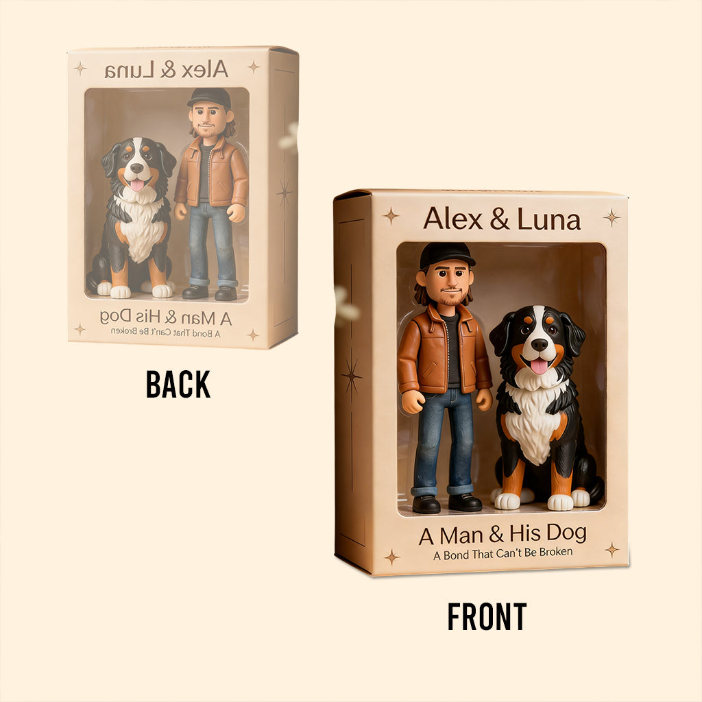 Eine unzerbrechliche Verbindung – personalisierte Acrylplakette in Hundeform