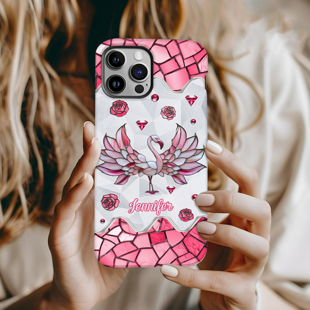 Beautiful Flamingo - Personalized Flamingo Full Print Phone Case