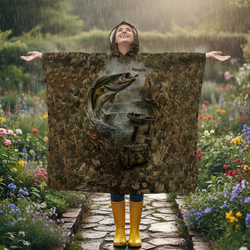 Angelbegeistert? – Personalisierter Angel-Regenponcho