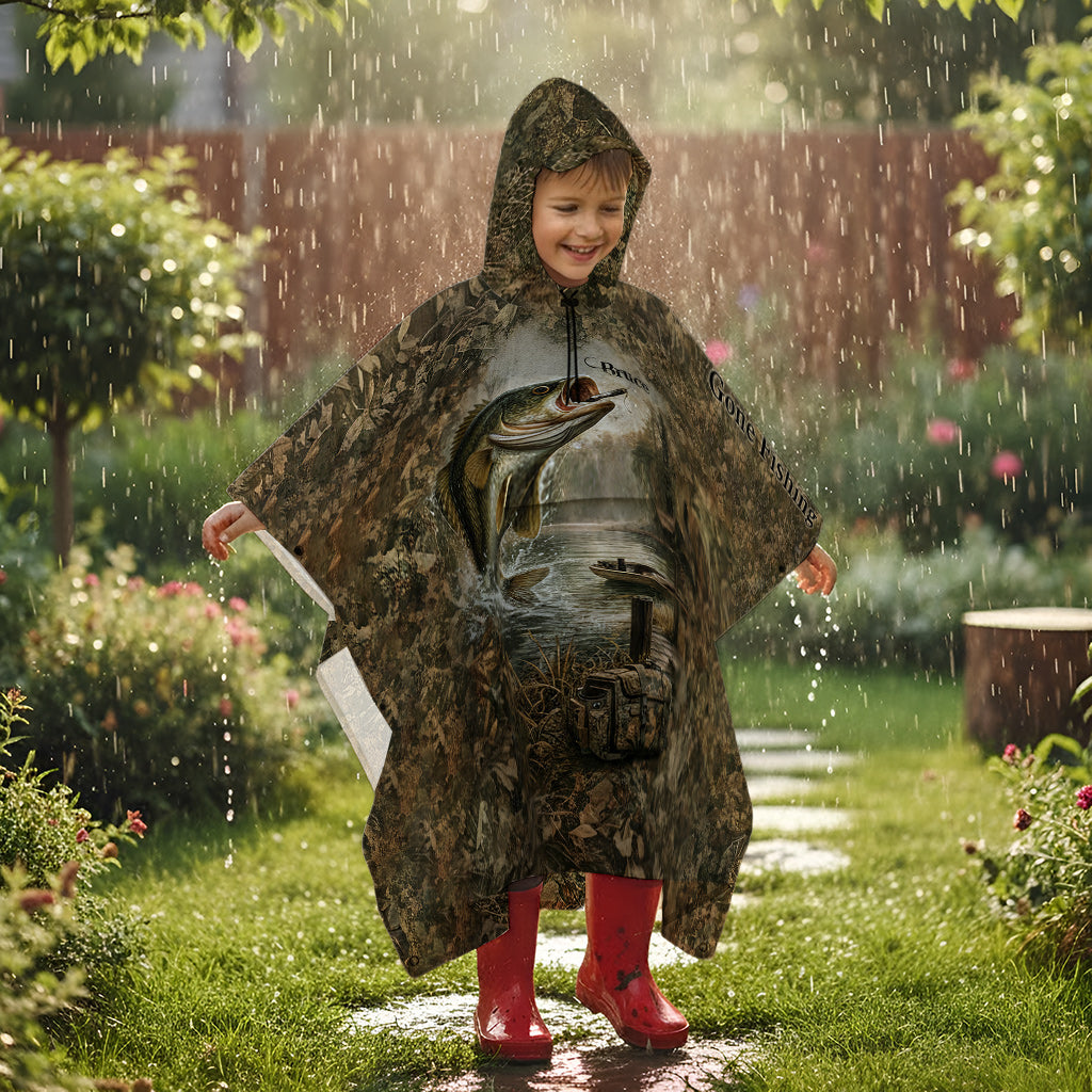Angelbegeistert? – Personalisierter Angel-Regenponcho