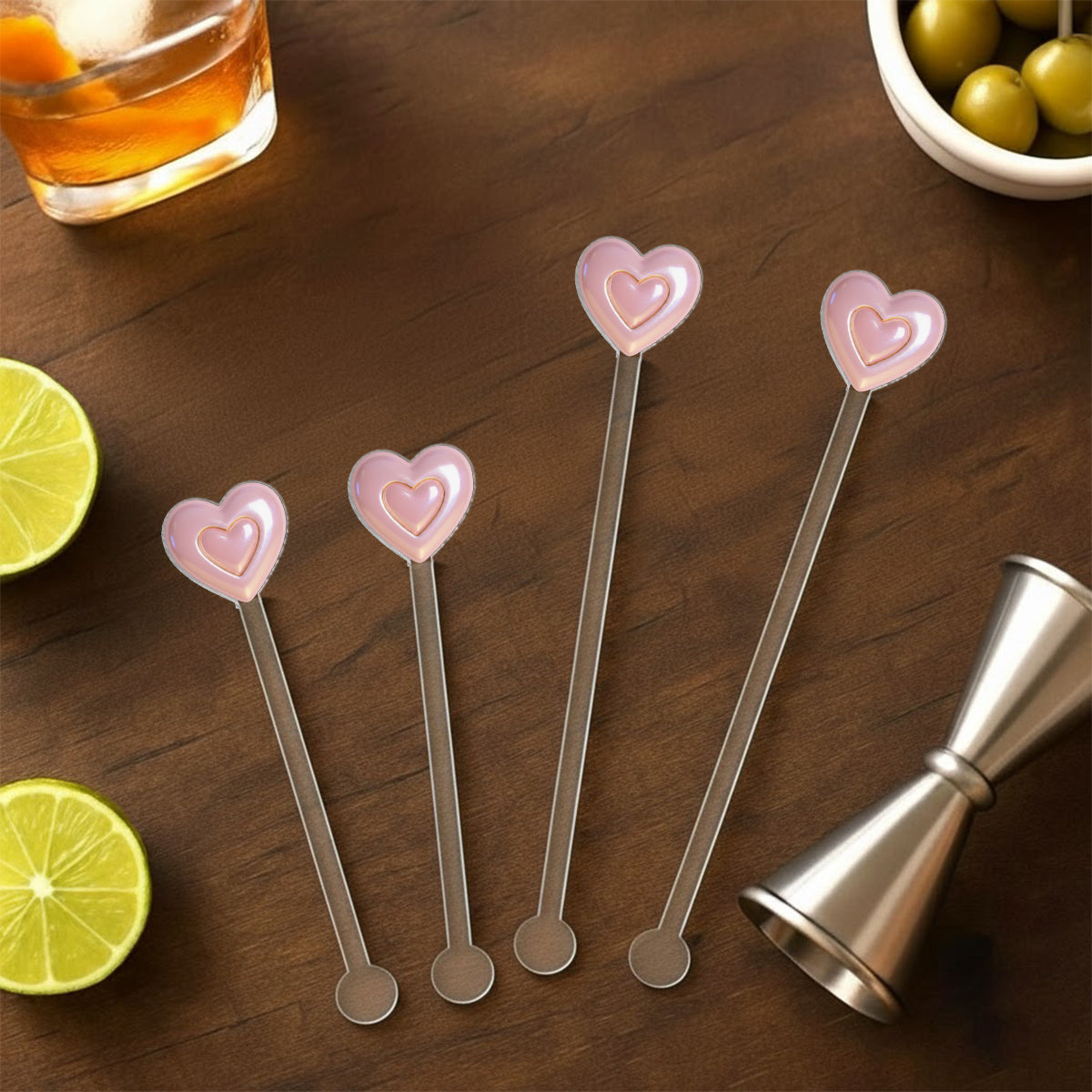 Liebe Make-up, Make-up-Artist – Personalisierter Make-up-Set-Becher mit Acryl-Rührstäbchen