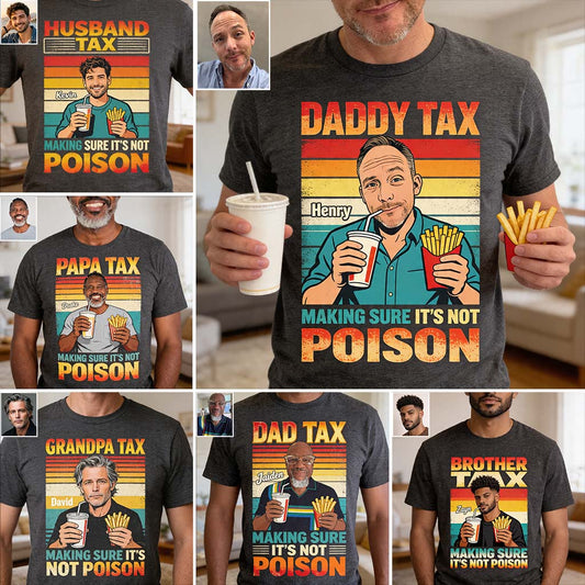 Individuelles Foto - Personalisierte Vater All Over Shirt