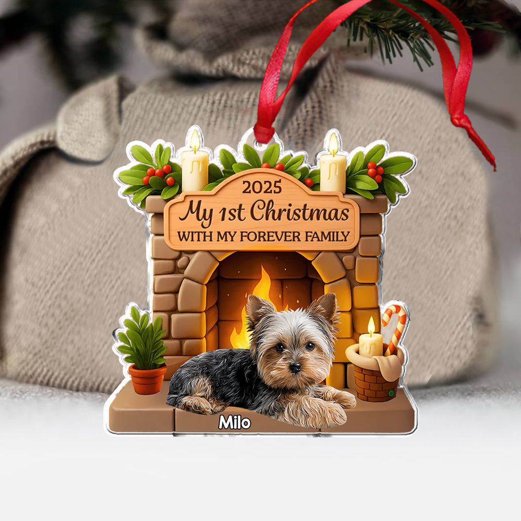 My 1st Christmas - Personalized Dog Ornament