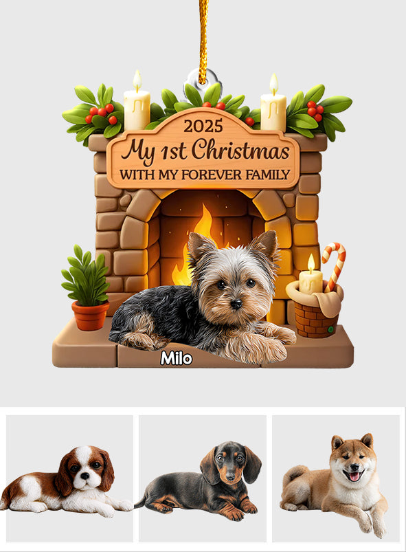 My 1st Christmas - Personalized Dog Ornament