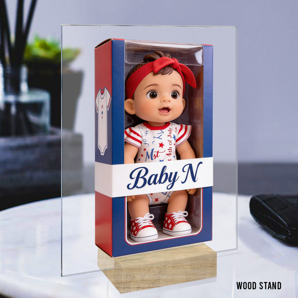 I Love You - Personalized Kid Custom Shaped Acrylic Plaque