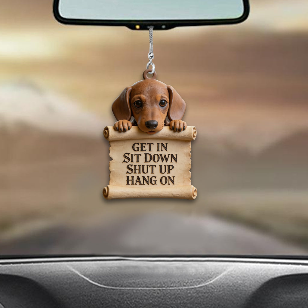 Custom Any Photo - Personalized Dog Car Ornament