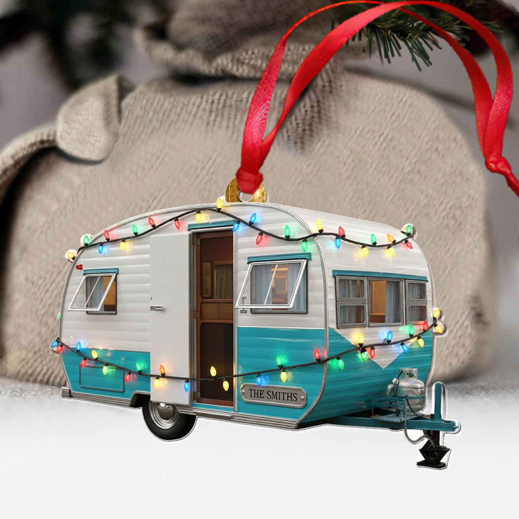 Camping-Fans aufgepasst! Personalisierter, transparenter Camping-Anhänger