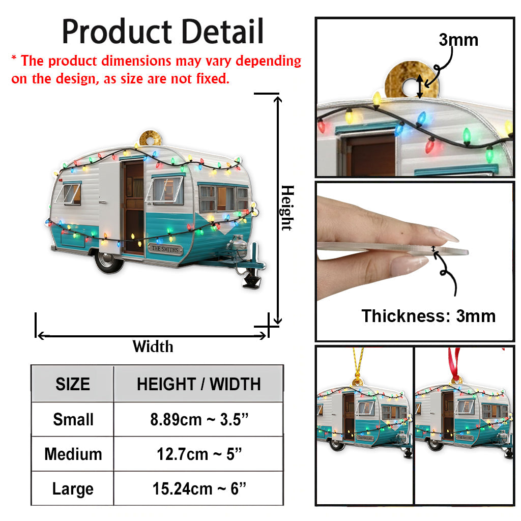 Camping-Fans aufgepasst! Personalisierter, transparenter Camping-Anhänger