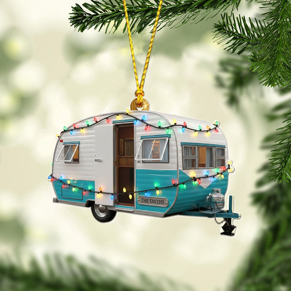 Camping-Fans aufgepasst! Personalisierter, transparenter Camping-Anhänger